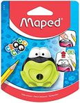 Maped Croc Croc Frog One Hole Canister Pencil Sharpener, Assorted colors 017710