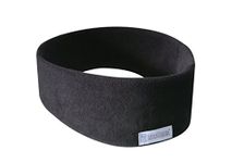 AcousticSheep SleepPhones Wireless | Bluetooth Headphones for Sleep, Travel, and More | The Original and Most Comfortable Headphones for Sleeping | Midnight Black - Fleece Fabric (Size S)