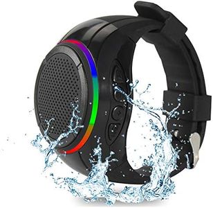 Frewico X10 Wearable,Portable Bluetooth Speaker Watch,Cear Call Speakerphone,IPX5 Waterproof,TWS,SD Card Slot(Black)