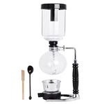 YUCHENGTECH Glass Siphon Pot Brewer Siphon Glass Pot for Syphon Coffee Maker High Temperature Resistant (3 Cups(360ml))