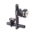 Nitze Universal EVF Mount with Quick Release NATO Clamp to ARRI Rosette Mount, Anti-Off NATO Rail and 15mm Rod - EVF-K03