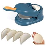 DIKSUL 2 in 1 Dumpling Maker Ghughra Momos Maker Machine, Kitchen Dumpling Making Tool with Dumpling Puri Maker, Skin Press Mould for Gujiya Ghughra Mould Machine (Multicolor)