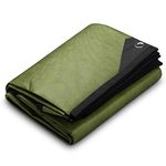 Arcturus XL Heavy Duty Survival Blanket – Insulated Reflective Thermal Camping Tarp - 8.5 FT x 12 FT (Olive Green)