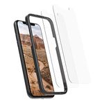 Rokform - iPhone 11, iPhone XR Screen Protector, Active Touch, Shatter Proof, High Definition, Case Friendly, Tempered Glass iPhone Screen Protector 2 Pack (Clear)