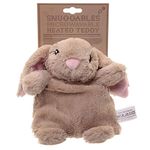 Puckator Bunny Microwavable Snuggables Plush Wheat & Lavender Heat Pack - Heating Pads - Hot And Ice Cold Cool Pack Packs Bag For Sport Injuries Knee Back Pain - Bed Warmer Wellness Health Products