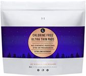 L. Chlorine Free Ultra Thin Pads Overnight Absorbency, Organic Cotton, Free of Chlorine Bleaching, Pesticides, Fragrances, or Dyes, 36 Count