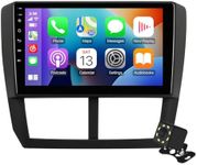 9 Inch IPS Touchscreen Android 12 Car Stereo for Subaru Forester 2008-2012 Impreza 2008-2011 with Wireless CarPlay & Android Auto 2+32GB Car Radio, Support GPS, Bluetooth, FM Radio, Backup Camera