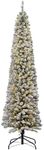 Celebright 6ft/180cm Flocked Christ