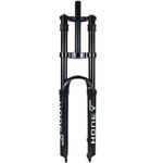 MTB Bike Air Fork Front Fork DH Double Shoulder Fork 26 27.5 29 Inch 9X100MM Quick Release B,27.5in