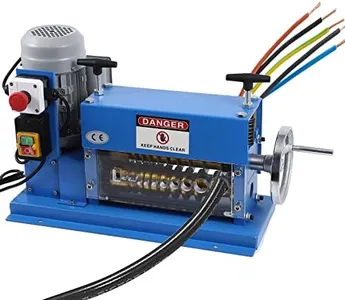Garvee Automatic Wire Stripping Machine for 0.06" -1.5" with High Precision. Wire Stripper Tool with An Extra Manual Crank, Electric Wire Stripper for Scrap Cable Copper Recycling