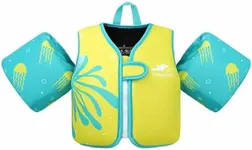 Gogokids Kids Swim Vests, Toddler Floaties with Removable Floats for 20-50 lbs Girls and Boys, Pool Float Jacket with Arm Water Wings for 2-6 Year Old Children