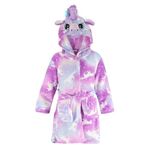 KAKU NANU Girls Dressing Gown Unicorn Fleece Fluffy Hooded Dressing Gown Girls' Sleepwear & Robes 5 6 Years Bath Robes For Kids