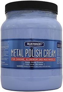 Blue Magic 550 Metal Polish Cream Non-Abrasive Tarnish and Oxidation Remover for Chrome, Aluminium, Brass, Copper, Sterling Silver and Stainless Steel, 72.oz., Pack of 1