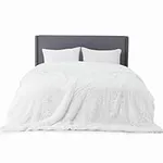 Bedsure Soft White Faux Fur Blanket