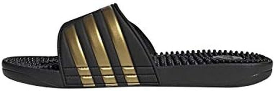 adidas Men's Adissage Slide Sandal, Legend Ink/Metallic Gold/Legend Ink, 12 M US