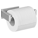 Aikzik Toilet Roll Holder Self Adhesive, Toilet Paper Holder Wall Mounted, Stick on Wall Stainless Steel Brushed for Bathroom, Washroom, Toilet, Kitchen