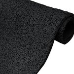 Voblin Cushion Noodle Anti Slip Absorbent PVC Black Floormat/Mat/Bath Mat/Doormat for Home Entrance/Indoor/Outdoor/Bedroom/Kitchen/Bathroom||2x8 Feet