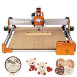 FoxAlien Masuter Pro CNC Router Machine, 40x40cm Upgraded 3-Axis All-Metal Engraving Milling Machine for Wood Acrylic MDF Nylon Carving Cutting