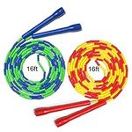 ALLINLIFE Double Dutch Jump Rope (Red Blue) (16 FT)