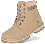 BingoalSnap Women Work Hiking Boots - Comfortable Waterproof Lace Up Lightweight Black 8