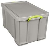 Really Useful Plastic Storage Box 84 Litre Recycled Dove Grey