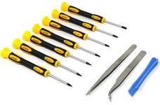 Profibohrer Torx Screwdriver Set for T3, T4, T5, T6, T7, T8 and T10 10 Pieces