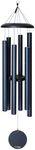 Corinthian Bells by Wind River - 56 inch Midnight Blue Wind Chime for Patio, Backyard, Garden, and Outdoor Decor (Aluminum Chime) Made in The USA