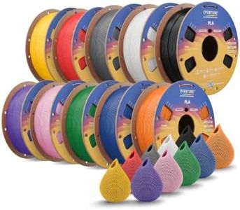 OVERTURE 10KG Bundle High Speed PLA Filament 1.75mm, 3D Printer Filament