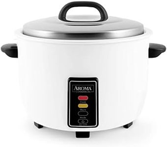 Aroma Housewares 60-Cup (Cooked) (30-Cup UNCOOKED) Commercial Rice Cooker (ARC-1033E),White