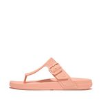 Fitflop Women's iQUSHION Adjustable Buckle FLIP-Flops, Blushy, 6.5 UK