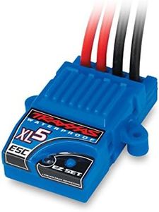 Traxxas 3018R XL-5 Electronic Speed Control, Waterproof (Land Version, Low-Voltage Detection, FWD/rev/Brake)