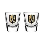 NHL Vegas Golden Knights Shot Glass, 2-Pack