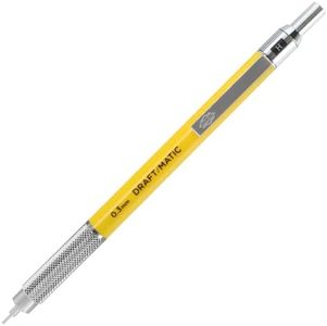 ALVIN DM03 Draft-Matic Mechanical Pencil, 0.3mm, Stainless Steel Drawing and Design Tool for Students and Professionals, Great for Drafting, Architecture, Engineering, and Art