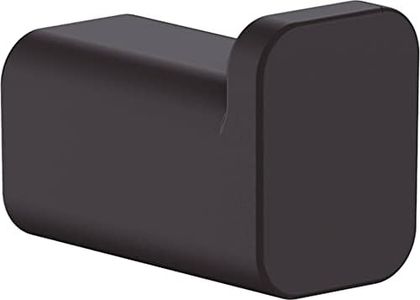 Hansgrohe AddStoris 1-inch Single Hook in Matte Black, 41742670