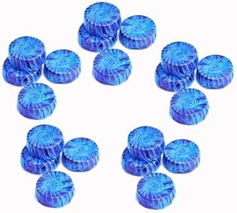 20 Pack Household Automatic Toilet Bowl Cleaner Tablets with No Fragrance, Bathroom Toilet Tank Cleaner Deodorizers (Blue)