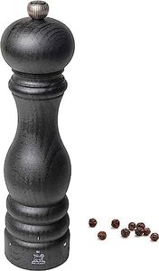 PEUGEOT - Paris u'Select 22 cm Pepper Mill - 6 Predefined Grind Settings - Made with PEFC Certified Wood - Made in France - Graphite Colour