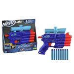 Nerf Elite 2.0 Prospect Qs-4 Blaster, Wild Edition Color Design, 8 Nerf Elite Darts, 4-Dart Blasting, Targeting Scope, Pull Back Priming,Multicolor