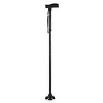 Comfkey Walking Sticks for Seniors - Folding Lightweight Adjustable Collapsible Walking Canes with 360 ° Shock Absorption and Rotated Base for Seniors, Women, Men