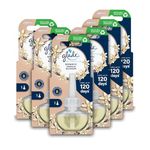 Glade Plug in Air Freshener Refill, Electric Scented Oil Room Air Freshener, Vanilla Blossoms, 6 Refills (6 x 20ml)