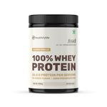 HealthifyMe 100% Whey Protein Blend | Vanilla Flavour- 1Kg | 25.5Gm Protein, 5.6Gm Bcaa | With Digestive Enzymes | No Added Sugar Or Artificial Sweeteners | Muscle Support & Recovery | Vegetarian