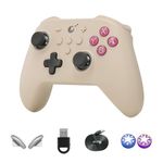 AKNES Gulikit KK3 Pro Controller, 1000Hz Polling Rate for Wins, Hall Joysticks and Triggers, Wireless Controller for Windows/Switch/Android/iOS/macOS/Steam Deck, Maglev/Rotor/HD Vibration - Retro