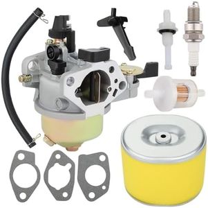 Powtol GX390 13HP Carburetor for Honda GX340 11HP GX 340 GX 390 Engines Replace 16100-ZF6-V01 with 17210-ZE3-505 Air Filter Repower Kit