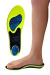 KidSole Cosmic Comfort Reinforced Arch Support Soft & Strong Children's Insole. Slim Profile & Strong Support with Memory Foam Soft Top. ((24 cm) US Kid's Size 3-6)