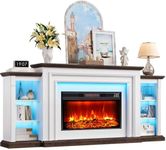 80" Modern Electric Fireplace TV St