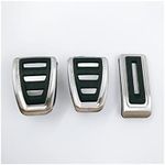 LZLWL Car Brake Accelerator Gas Foot Pedal Cover Car Pedals For VW Multivan T5 T6 Caravelle T6 Gas Brake Pedal Brake Pedal Covers (Size : MT)