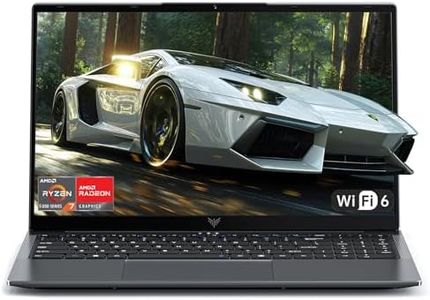 KAIGERR 2025 Gaming Laptop, 16.0inch Laptop Computer with AMD Ryzen 7 5825U(8C/16T, Up to 4.5GHz), 16GB RAM 512GB NVMe SSD Windows 11 Laptop, Radeon RX Vega 8 Graphics,WiFi 6, Backlit KB