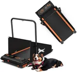 Anwick Dog Treadmill for Small and Medium Dogs, Pet Running Machine, Dog Indoor Pacer Treadmill with Remote Control, Dog Pacer Training Pad with LCD Display Screen and Remote(Black+Orange)