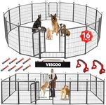 VISCOO Dog Playpen Outdoor, 16 Pane