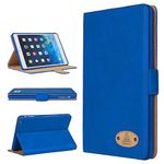 Apple iPad All Models/Genuine Luxury Executive Leather Case Gorilla Tech Brand Smart Protective Designer Cover with Stand in Retail Packing (Blue, iPad Pro 11")