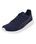 Puma mens Dazzler Peacoat-High Risk Red-White Running Shoe - 6 UK (39178202)